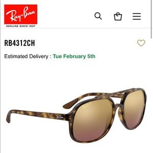 Ray Ban sunglasses